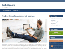 Tablet Screenshot of ecobridge.org